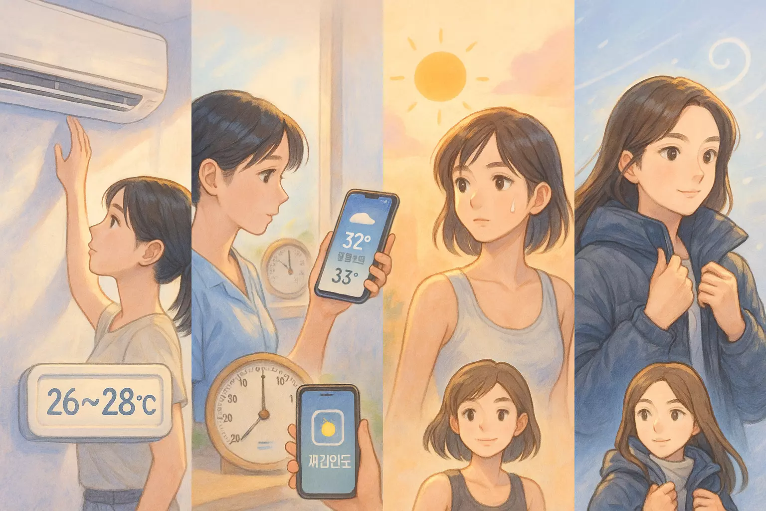 체감온도는 실생활에 다양한 방법으로 활용할 수 있다.